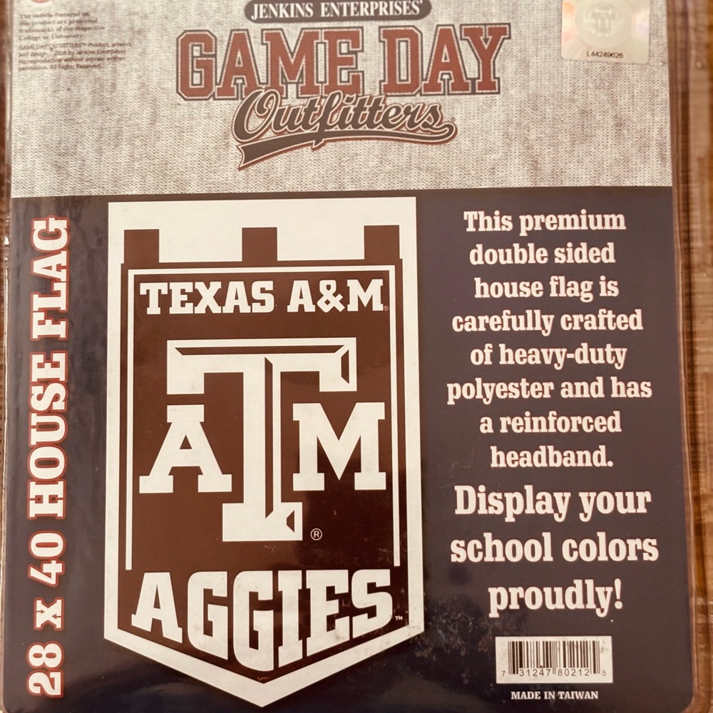 Texas A&M Aggies Maroon House Flag by
